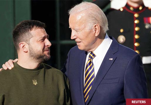 Zelenski, recibido por Biden en la Casa Blanca