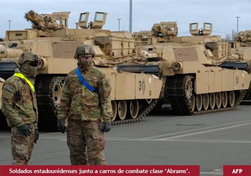 Estados Unidos enviará 31 ‘Abrams’ a Ucrania