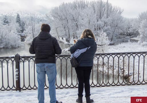 Casi toda España, en riesgo por nevadas y frío intenso