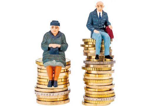 La pensión media de jubilación asciende a casi 1.400 euros mensuales