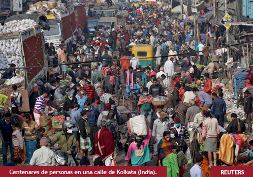 India será el país más poblado de la Tierra