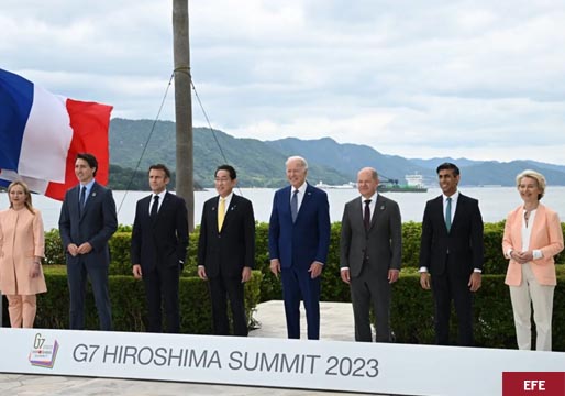 El G7 pide que China presione a Rusia para terminar la guerra