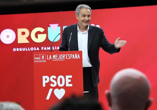Zapatero: “El Orgullo también se vota el 23J”