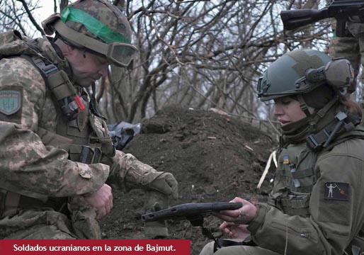 Ucrania asegura que avanza en la zona de Bajmut