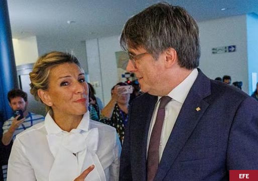 Yolanda Díaz y Puigdemont se reunieron en Bruselas