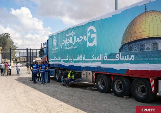 La ayuda humanitaria espera a las puertas del paso de Rafá