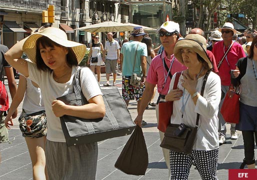 El turismo internacional en España, a un paso de un nuevo máximo en 2023